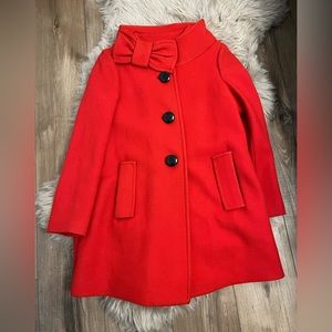 Kate Spade Coat with Bow Detail